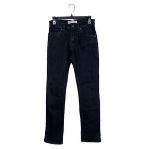 Levi's 511 Slim Straight Leg Black Denim Jeans 
Boy's Size 16 Regular W 28 L 28